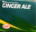Ginger Ale Store Brand Soda 12/12oz